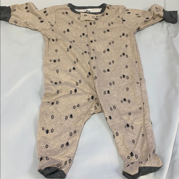 New 0-3Month Boys Footed Pajamas set of 3 - Picture 3 of 4
